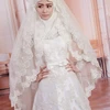 2019 New White Lace Appliqued Long Sleeves Wedding Dress Floor Length With Veil Elegent Fashion Self-cultivation Wedding Dress
