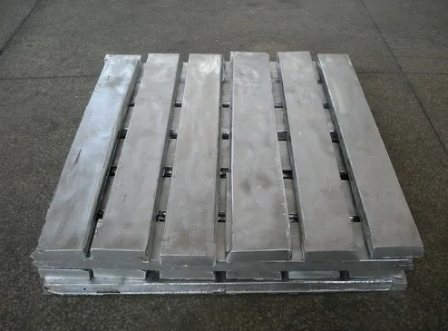 AlZn20% Alloy Ingot Aluminum Zinc Master Alloy with Zn 20% Content 6-8kgs Weight for Grain Refining