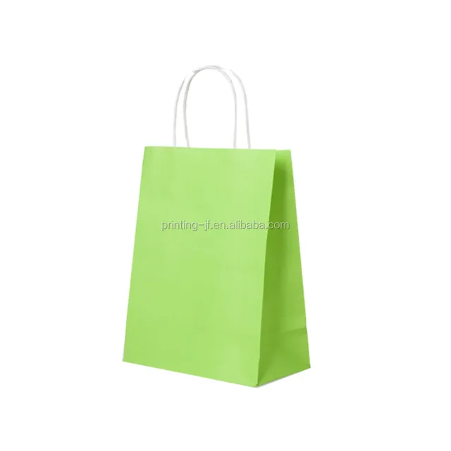 paper handle nature kraft paper handbag gift packaging paper bag