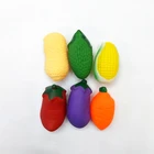 best selling soft plastic Sound simulation vegetables pet rubber toys