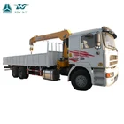 SINOTRUK HOWO 6x4 Camion Monté Grue avec Flèche Télescopique 12 tonnes