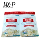 Heat seal bags promotional popcorn packaging bags stand up pouch with zipper