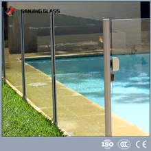 Swimming pool glass panels/tempered glass pool fencing