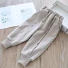 baby trousers for kids wholesale winter clothes children solid kids fleece pants worm girls pants