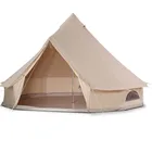Outdoor Cotton Canvas Teepee Modern Pagoda Luxury Yurt Bell Tent for family camping