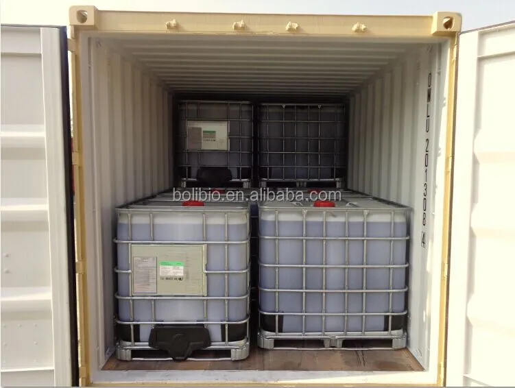 Liquid enzyme packed by IBC Totes