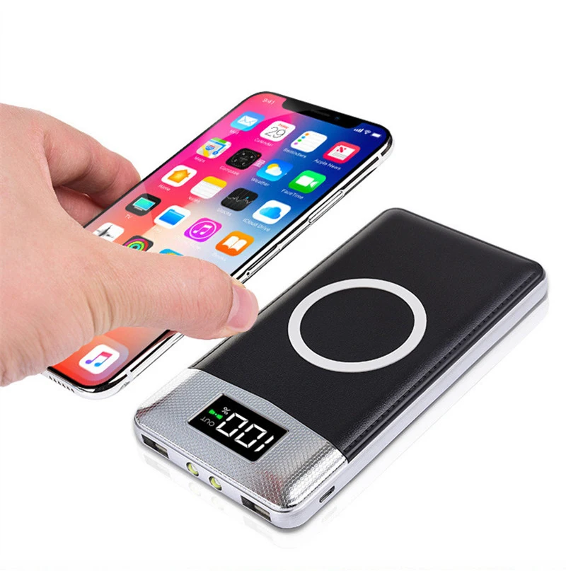 Custom power bank 24000mah fast charge wireless charger for iphone wireless charging - ANKUX.COM