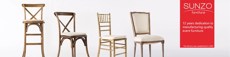 Event wedding party corssing chair