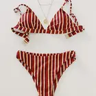 2019 New summer custom Swimwear & Beachwear sexy bikini stripes swimsuit