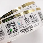 bar code 3d hologram sticker label,anti tamper custom logo printing hologram stickers