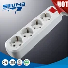 4 gang power electrical extension socket with switch