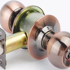 Cylindrical Round Knob Entry Door Cylinder Knob Lock