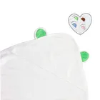 Factory custom bear ears animal face double bamboo children's hooded baby towel for swimming girls boys teens