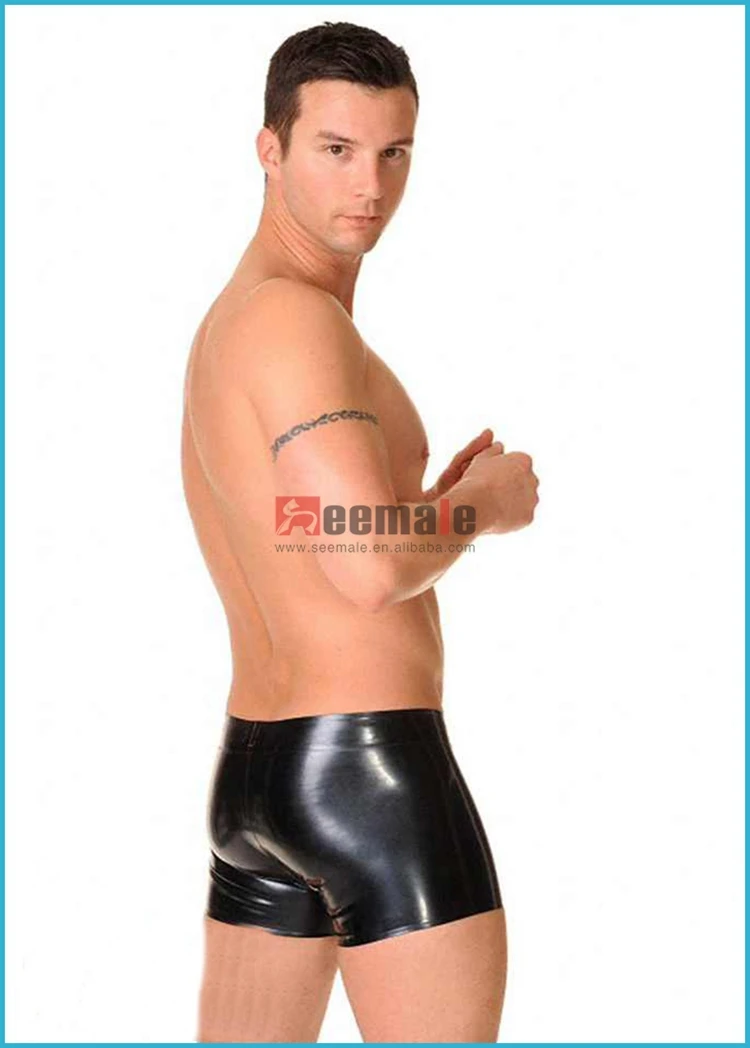 100 Latex Rubber Underwear For Men Boxers Latex Free Elastic Underwear Sexy Buy Sexy Rubber 9989