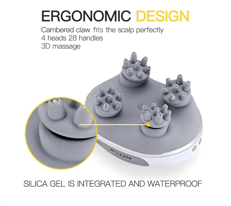 Fittop Electronic Waterproof Scalp Spa Massager For Head Buy