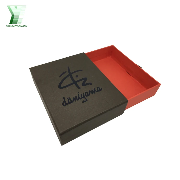 slide open drawer boxes packaging paper drawer storage gift box
