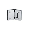 Tempered glass door hinge for glass shower cabin doors, stainless steel glass door pivot hinge