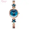 Crystal Star Watch Fashion Women's stainless steel watch Women Quartz Watch Fashion Unique Bracelet Wristwatches