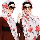 2018 Spring new style hijab printed scarf women hijab cotton scarf