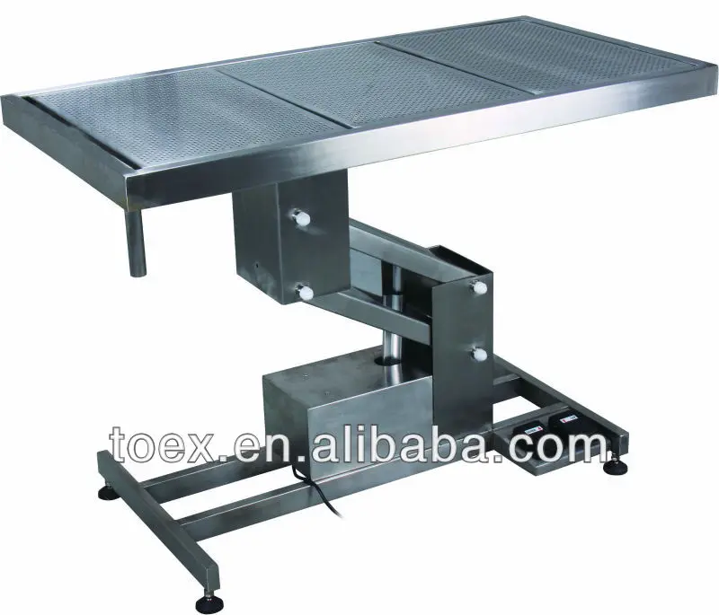 stainless steel electric lifting veterinary surgical table ft