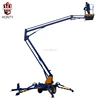 CE, ISO9001 and SGS 8m Best Price outdoor trailer aerial boom lift towable man lift for sale