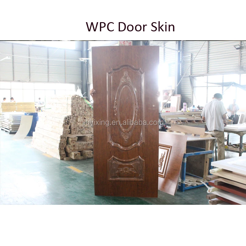 China Supplier Pvc Wpc Cool Room Door Skin Garage Door Panel With