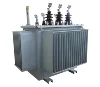 Corrugated wall 10kv 415v 100kva electricity oil filled step up transformer