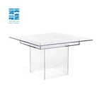 Wedding Table Modern Clear Decorate Acrylic Wedding Table Acrylic Sweetheart Table Acrylic Bridal Table