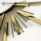 Home Decoration 3D Stainless Steel Geometry Metal Art Wall