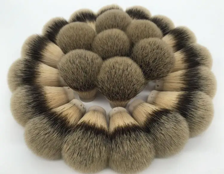 Badger brush head, men's beard brush stock