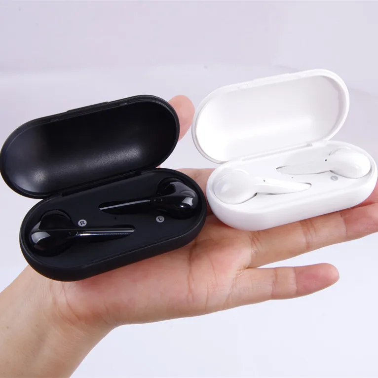 TWS 5.0 Bluetooth headphone 3D stereo wireless earphone with dual microphone earphones with a triangle logo wireless invisible - ANKUX.COM