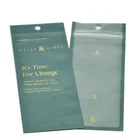 waterproof zip top plastic shipping pouch bags for premium watch accessories