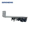 standard flatbed semi 40ft container semi trailer