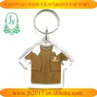 T-shirt shaped Plastic type custom printed acrylic keychains key ring