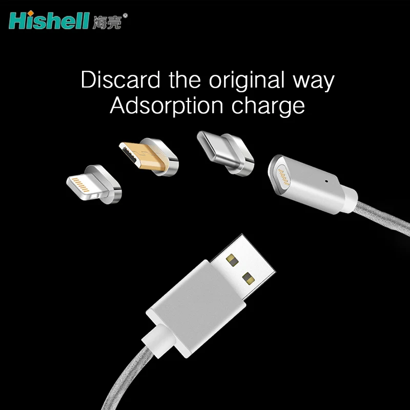 New Design 3 in 1 with Data Transfer magnetic charging cable for iPhone and for Android - ANKUX.COM