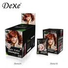 Herbal Natural Hair Dye Shampoo Ammonia Free Bottle Packing Hair Color Products