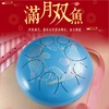 High end gilding steel tongue drum 8 notes handpan Chinese style musical instrument
