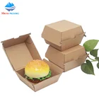 New Design Packaging custom cardboard corrugated Burger Box