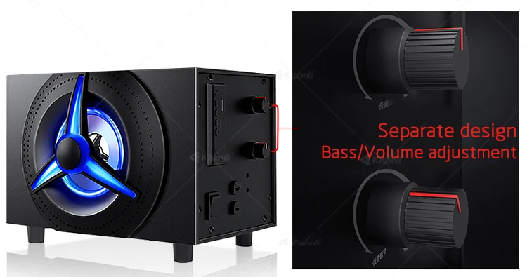 Kisonli Big Mid range Home Theater computer speaker system with BT function - ANKUX.COM