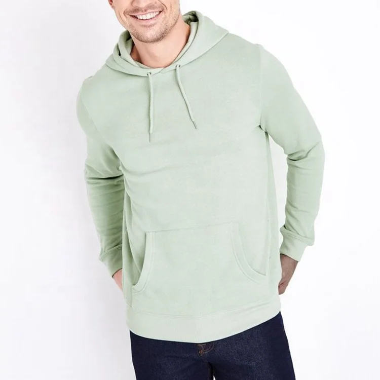 mint green hoodie