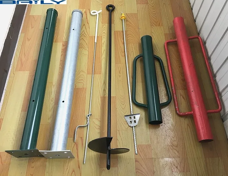 Good price factory supply powder coated screw earth anchor for fence Oceania Markets