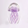 Beautiful Art Crafts Crystal Glass with Custom Jellyfish Design Paperweight for Jellyfish Gifts