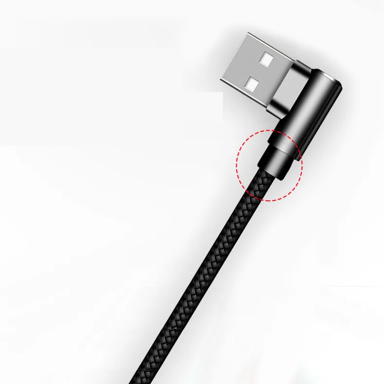 90 degree portable micro usb cable bulk - ANKUX.COM