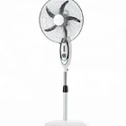 2018 solar rechargeable stand fan with remote and light