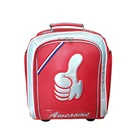 Mini Portable Leather Golf Boston Bag With Wheels