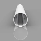 Free sample T8 led tube lamp shade 4ft,8ft led aluminum profile with pc cover tube housing tube light fixture