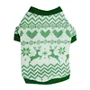 JY426 Christmas new green deer pet dog clothes dog t-shirt