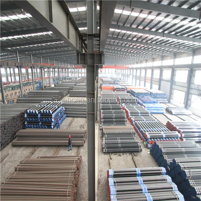 Good quality Q345 steel weld pipe Sch40 carbon steel pipe ERW Welded Black round pipe