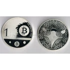 40mm iron stamped gold silver copper finished custom coins bitcoin ethereum cryptocurrencies