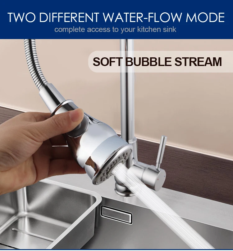 Cheap modern single hole high pressure faucet tap sprayer single lever faucets for kitchen sink